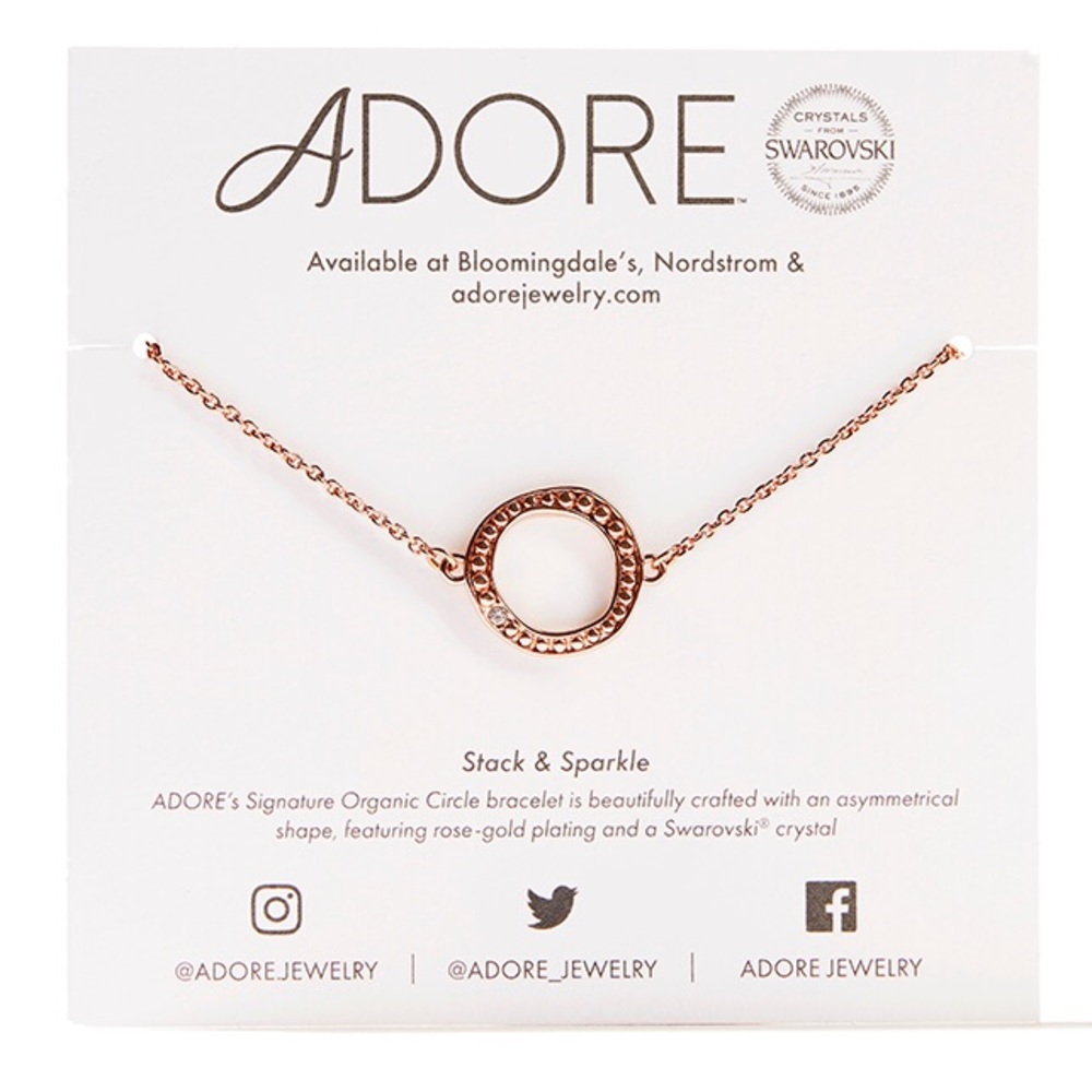 Adore by Swarovski Organic Circle Bracelet